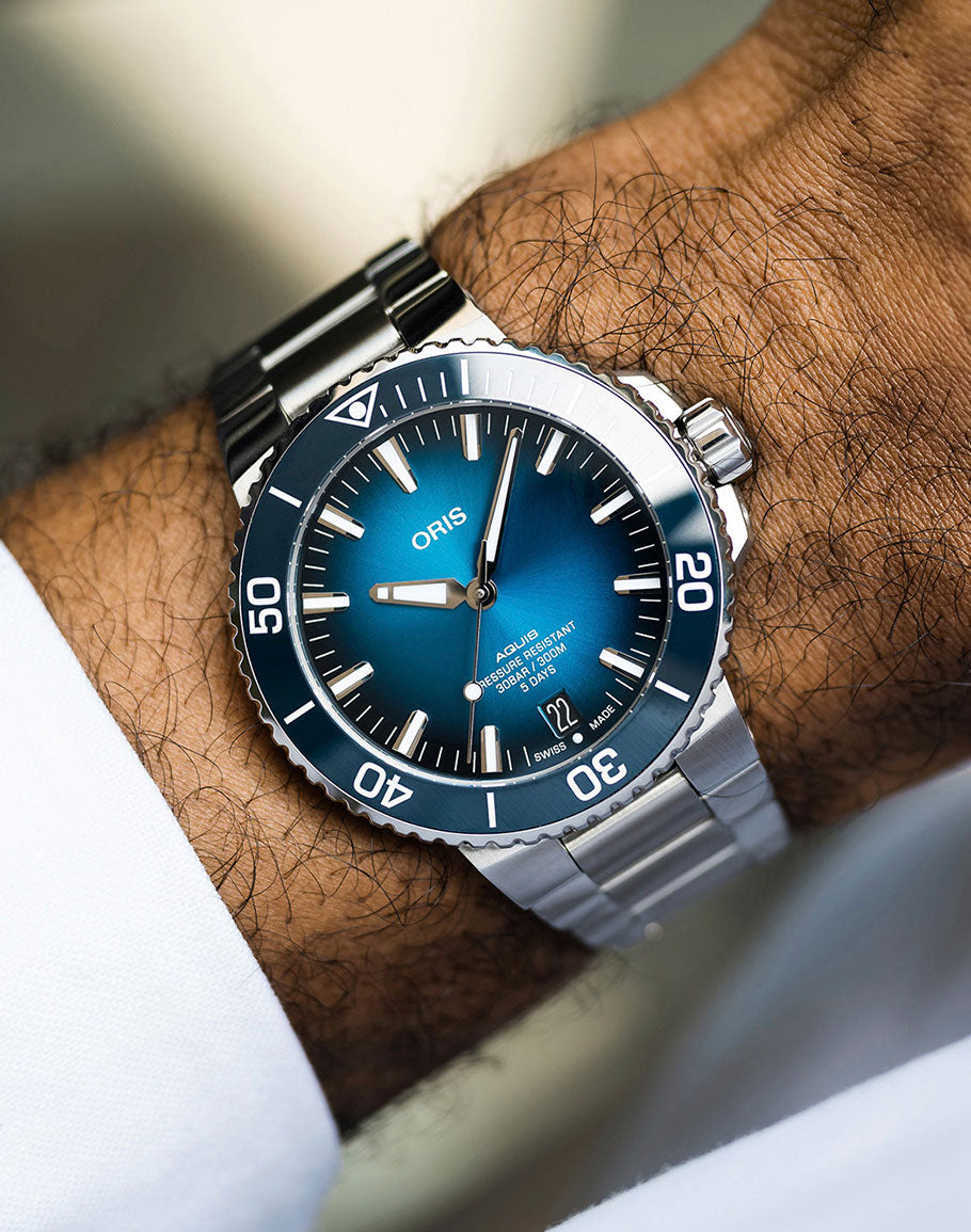 ORIS AQUIS TANGGAL KALIBER 400 - (400 7763 4135 MB)