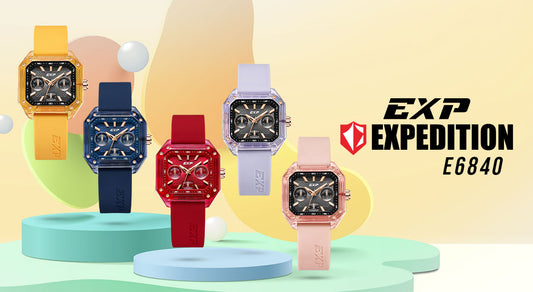 THE NEW SUMMER COLLECTIONS 2023 EXPEDITION 6840 LADIES CHRONOGRAPH COLLECTION